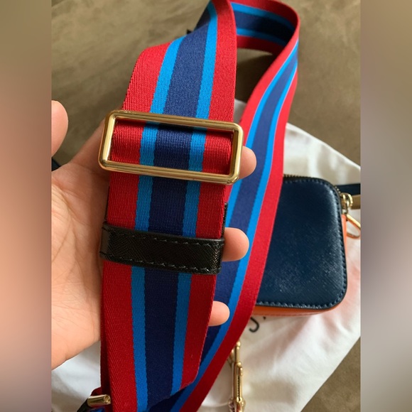 Authentic Rare Marc Jacobs Snapshot Blue Sea Multi Camera Crossbody Shoulder Bag - Picture 12 of 16